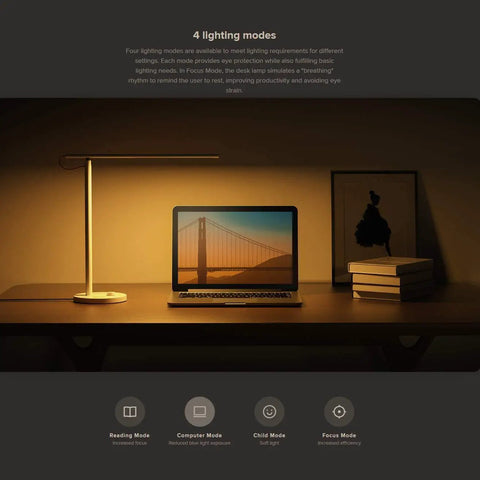 Lit Smart LED Desk Lamp With Remote Control, Dimmable Table Light, 4 Lighting Modes, App And Alexa Ready, Flicker Free White Ambience, 2700K To 6500K Color Temperature, Award Winning Design For Home Office