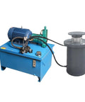 Big Iron 4KW Hydraulic Pump Station Manual Power Unit For 30 To 200 Ton Jobs complete assembly with hoses and motor.