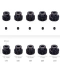 32P 5mm Pinion Gear Set For RC Buggy And Monster Truck Hardened Metal Construction With 17T 18T 19T 20T 21T Teeth