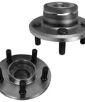 Front Wheel Bearing Hub Replacement For Dodge Challenger Charger Magnum And Chrysler 300 RWD 5 Lug ABS Encoder Drop In Replacement Fits 2005 2014 Models showing two hub assemblies with 5-bolt pattern