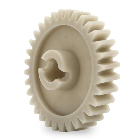 Two Pack Garage Door Drive Gears For 13953627SRT 13953628SRT And 13953628SRT1 Replacement Parts, white gear close-up
