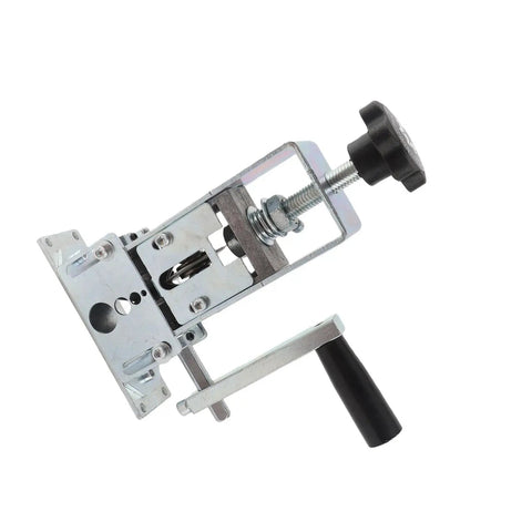 Heavy Duty Drill Powered Wire Stripper Rock Solid Adjustable Electric Cable Stripping Tool with crank and metal build.