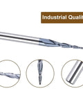 Straight Up Killer 7 Piece Solid Carbide Router Bit Kit With 6mm Shank End Mills And T Slot Cutters showing a close-up of an industrial quality router bit.