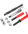 Heavy Duty Stainless Steel Thread Repair Kit With Complete Twist Insert Tools For fixing stripped bolts nuts auto parts switches And demanding Machinery Jobs To Get Back In The Saddle Fast, drill tap and inserts