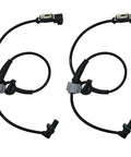 Front And Rear Wheel Speed Sensor Abs Package For Gm Trucks Suv 2 Piece assembly, featuring black durable wiring connectors.