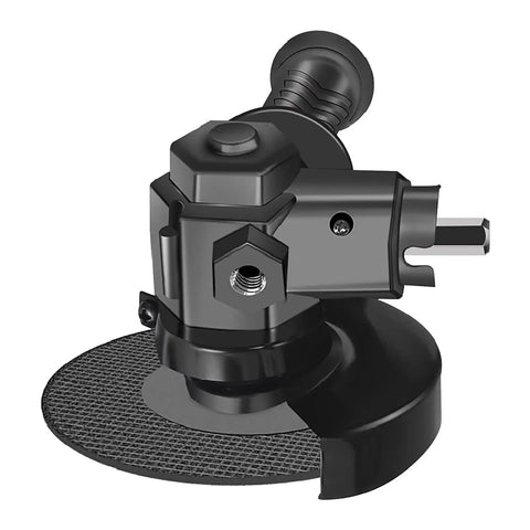 Badass Drill To Angle Grinder Adapter That Swaps Your Standard Hand Drill Into A Heavy Duty Rotary Polisher and Quick Cut Tool for smooth finish.