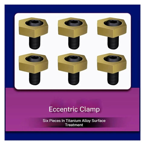 CNC Eccentric Clamps For Workholding Hexagonal Vise Fixture Clamps Stainless Steel Anchor Clamping With Nut M4 To M16 Threads