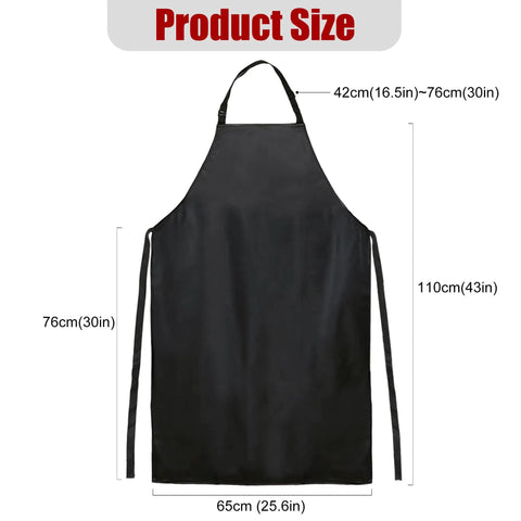 Extra Long Waterproof Vinyl Apron With Adjustable Neck Strap And Long Waist Ties For Cooking Grilling Baking And Cleaning A Real Go To Kitchen Accessory For Messy Home Cooks And Pros