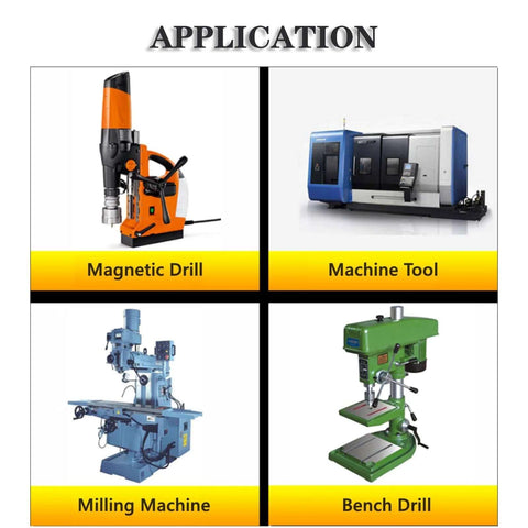 Annular cutters arbor MT3 to 3/4 in Weldon shank for drill press extension; for magnetic, bench and lathe machines.