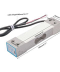 50Kg Platform Scale Load Cell Sensor For Electronic Balance - Heavy Duty, Pro Grade Precision, aluminum 50Kg capacity