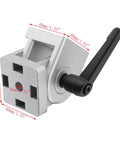 Swivel Aluminum Extrusion Profile Hinge With Handle 4040 Series Pivot Joint Bracket For Easy 180 Degree Rotations, 40x40mm