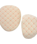 Hella Cozy Beige Plush Motorcycle Seat Cover With Super Warm Winter Fluffy Padding For Riders Seeking A Smooth Ride and Dope Dirt Bike Accessories That Look Clean And Feel Amazing All Day Long, featuring a quilted design.