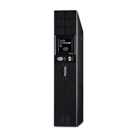1500VA 900W Smart LCD UPS System With Eight Outlets AVR 2U Rack And Tower Battery Backup For Servers And Networking Gear App Control Plug And Play Real Time Status And Surge Protection