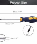 Top Notch T20 Security Torx Screwdriver With Strong Magnetic Tip Heavy Duty Drop Forged Steel High Torque Build, 205mm long.