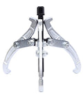 28 Inch Heavy Duty Three Jaw Bearing Puller Built Like A Tank Carbon Steel Gear Extractor viewed from front, showcasing its robust construction.