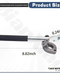 Heavy Duty Hydraulic Direction Control Valve Handle With Easy Install Mounting Bracket And Chain Assembly, 8.82 inch length