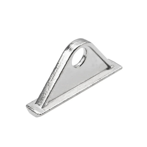 Zinc alloy sliding hook for 6mm T-Slot aluminum extrusion, part of 4 Pack Sliding Hooks For 6mm T-Slot Aluminum Extrusion, 2020 Series.