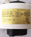 Dope Indoor Air Conditioner Damper Fan With DC Brushless Motor, product label with specifications and color code 0010403317C.
