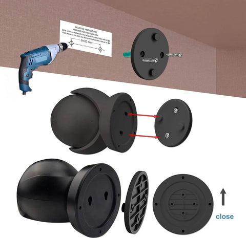 Installation guide for Battery Operated Motion Sensor Spotlight For Indoor And Outdoor Use Wireless LED Flood Light Waterproof