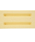 Ultra Lightweight Surf Foil Mount Track Box Base with precision slots, durable PVC material, top view