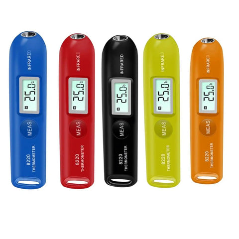 Grab And Go Pocket Sized Infrared Thermometer With Contactless Reading Handheld Temperature Pen LCD Display Surface Temp Reader