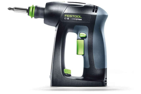 Badass Bare Cordless Power Drill Featuring Centrotec Quick Change System And Angle Attachment crafted for precise drilling and sanding.