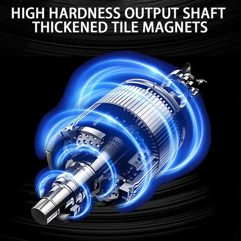 Beefy 3200 RPM 2000W Brushless DC Electric Tricycle Motor With Pure Copper Core And Aluminum Shell Dual Voltage 48V 60V 72V Low Noise Trike Drive For DIY Electric Tricycles And Quadricycles, output shaft view
