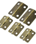 Gotta Have 60 Pieces Mini Hinges for Jewelry Boxes and Small Cabinets Two Size Options 24x18mm and 18x16mm Iron Butt Hinges