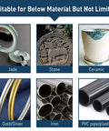 Materials suitable for Rotary Tool Diamond Burr Bit Set use: jade, stone, ceramic, metal, iron, PVC/plastic.