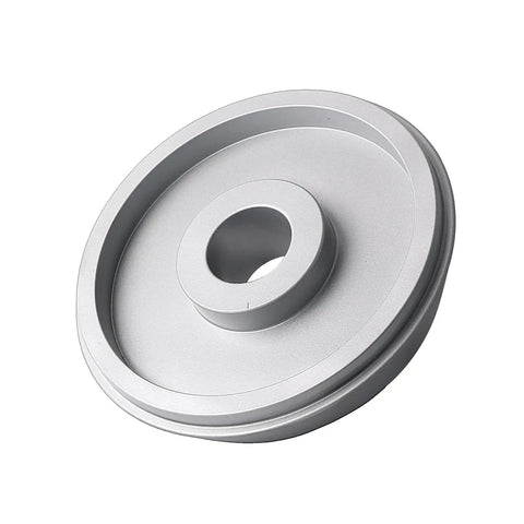 Heavy Duty Wheel Balancer Cone Adapter For Ford F450 F550 Dually Trucks Sports, 40MM shaft tapered profile, gray metal.