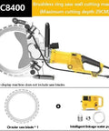 Heavy Duty Electric Brushless Circular Saw Bad Boy Workhorse With 5000 Watts Driving A No Sweat 290 Millimeter Cut Depth for wet cutting.