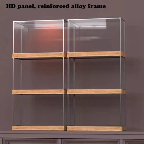 Durable Acrylic Display Case For 76232 Airships Model Set, Dustproof Transparent Display Box With Thick Base, 2mm Panels