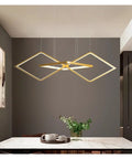 Minimalist Modern LED Pendant Lights for Living Room Dining Table LED Pendant Lamp for Home Shops Office Use (Colour: Gold Size: L100 cm)