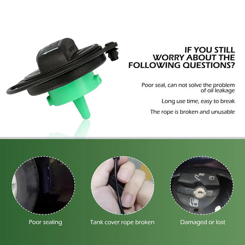 Fuel Filler Cap Replacement For Audi And Volkswagen Cars Black Sealing Gas Cap Durable Tank Cover 2009 To 2020 Audi Models