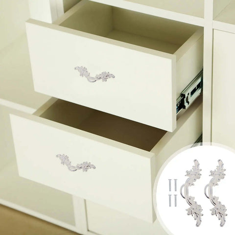 Zinc Alloy Vintage Cupboard Door Handle And Drawer Pull Ring Set In Ivory White For Wardrobe And Kitchen Cabinets Top Notch European Style
