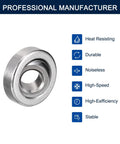 HiPicco GE4C radial spherical bearing, metal silver, sealed, 4mm bore
