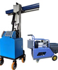 Heavy Duty Automatic Cement Rendering Machine Hella Smooth Plaster Smoothing Automatic Plastering Unit with integrated pump and controls.