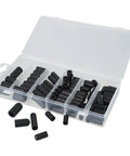 100 Piece Rubber Carburetor Vacuum Line End Cap Kit Assortment Set With 6 Different Sizes For Automotive Intake Manifold Hose Protection And Leak Repair On The Go in case