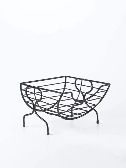 Single Serve Coffee Pod Basket Stacked Two Tier Wire Organizer For K Cups Keeps Your Flavors Handy On The Counter Office Or Home Kitchen Modern Black Finish