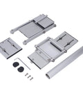 Circular Saw Track Kit For Workbenches Pro Grade Aluminum Alloy Double Layer Guide Rail with accessories displayed