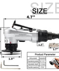 SI FANG mini pneumatic chamfering tool with replaceable blades and bearings, 45° deburring for metal