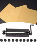 18 Inch Bead Roller Kit for Sheet Metal Fabrication with Six Dies and Rotary Forming Machine for DIY and Pro Garages