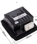 Genset Controller With AMF Auto Start Stop ATS Switching Panel For Gasoline Generators Ideal Transfer Switch System Auto Start Stop Module Durable Control Panel Accessory For Quick Engine Start And Reliable Power Generation, 95x85x46mm