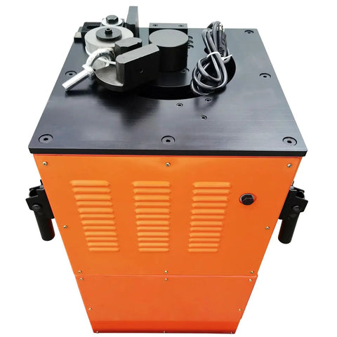 Badass 110V 1700W Electric Rebar Bender And Cutting Machine With Foot Switch for Round Steel Rods Up To.98 Inch Diameter, top view showing controls.
