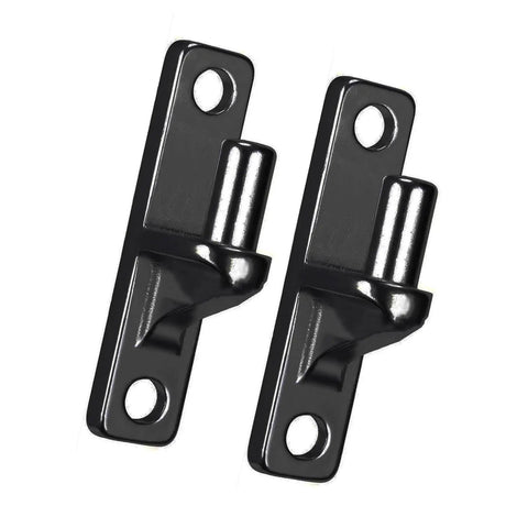 Four Pack Wall Mount Gate Hinges For Outdoor Chain Link Fence Gates With Five Eighth Inch Pin Easy Install Durable Exterior Hinges