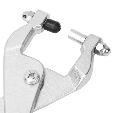 Close-up of Ceiling Grid Hole Punch Pliers Kit 9.57 Inch Multi Purpose Metal Hole Punch Tool with 3.27mm Punch for Thin Metal Sheets
