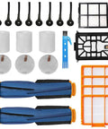 Pro Grade Replacement Parts Kit For Robot Vacuum Cleaners Compatible With AV2501AE AI Ultra RV2502AE includes brushes and filters.
