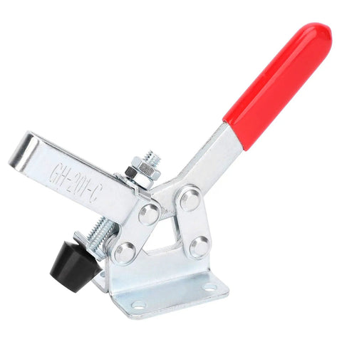 Heavy Duty Quick Clamp Set For Auto Manufacturing, Welding, And Assembly; galvanized clamp with red handle and stable force