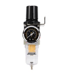 Built Tough 3 Liter Coolant Sprayer With Flexible Shaft Solenoid Valve Magnetic Mount Cutting Fluid Rig Kit For CNC Lathe Milling Machine Shop Grade Lubrication System No Fuss, featuring a pressure gauge and clear filter.