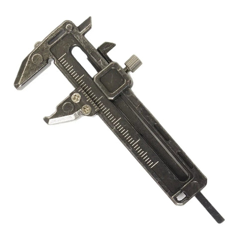 Pocket Vernier Caliper Ruler 0 To 50mm For Precise Outer Inner Diameter Measurements Zinc Aluminum Alloy Sliding Scale